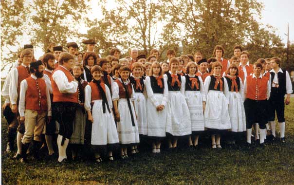 H1980-Esslingen-Bild42 - Volkstanzgruppe Herrenberg - 1980 in Esslingen